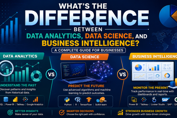 Data Analytics vs Data Science vs Business Intelligence