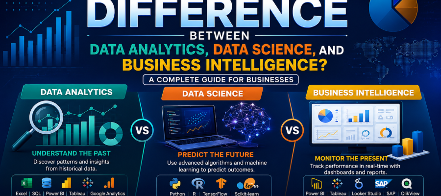Data Analytics vs Data Science vs Business Intelligence